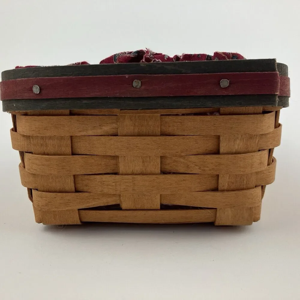 Longaberger Fathers Day Paper Basket 1992 | /w Liner & Protector VTG (16000)